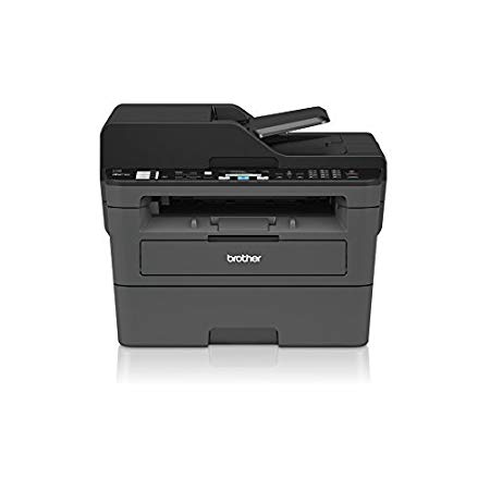 Brother MFC-L2710DW Mono Laser Printer | A4 | Print, Copy, Scan, Fax, Duplex Two-Sided Printing & Wireless   Extra Original TN2410 Brother Toner (Black, 1,200 Pages)