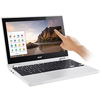 2017 Newest Acer Premium R11 11.6" Convertible 2-in-1 HD IPS Touchscreen Chromebook - Intel Quad-Core Celeron N3160 1.6GHz, 4GB RAM, 32GB SSD, Bluetooth, HD Webcam, HDMI, USB 3.0, Chrome OS - White