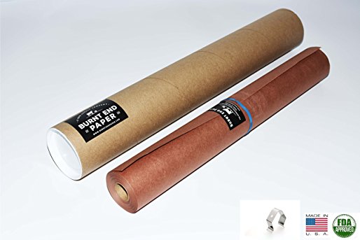 24" Peach/Pink Butcher Paper with Free Temperature Probe Clip- BBQ Smoker Paper with Storage Box, 100% FDA Approved. Made in the USA ( 24" x 100')