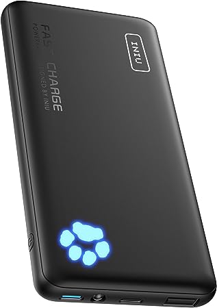 INIU Portable Charger, Slimmest 10000mAh 22.5W Power Bank, USB C in&out High-Speed Charging Battery Pack, External Phone Powerbank Compatible with iPhone 14 13 12 11 Samsung S22 S21 Google LG iPad etc