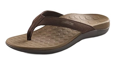 Orthaheel Wave - Men's Flip Flops Brown