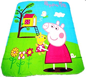 Peppa Pig Plush Fleece Blanket Style, Pink