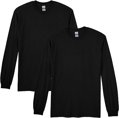 Gildan Adult DryBlend Long Sleeve T-Shirt, Style G8400, 2-Pack