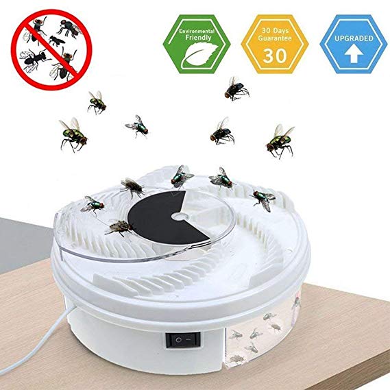 LENKA Fly Trap Electric Fly Trap Device - USB Powered Fly Catcher - Fly Killer Indoor/Outdoor Use