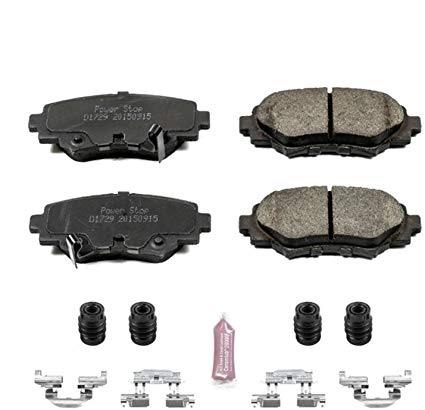 Power Stop Z23-1729, Z23 Evolution Sport Carbon-Fiber Ceramic Rear Brake Pads