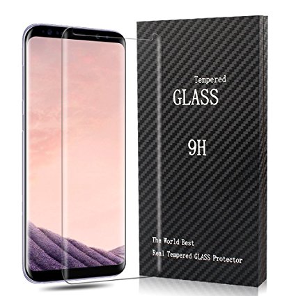 Samsung Galaxy S8 Plus Screen Protector,CBoner Tempered Glass 3D Touch Compatible,9H Hardness,Bubble (1Pack)