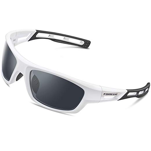 Polarized Sports Sunglasses for Men Women for Cycling Running Fishing Golf TR90 Frame 007