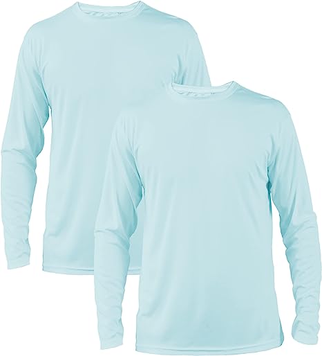 Vapor Apparel Men's Outdoor UPF 50  Long Sleeve T-Shirt, UV Sun Protection for Fishing, Running, Hiking, Swimming