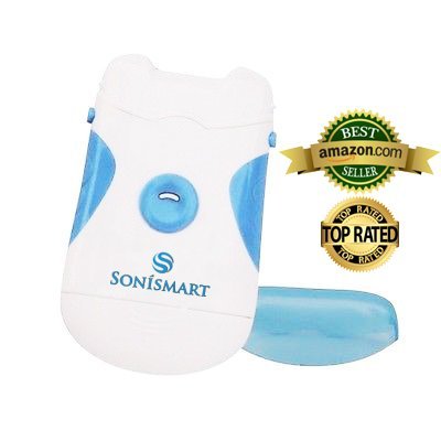 Sonismart - Electric Nail Clipper - Battery Powered Nail Trimmer - Great for Smooth Nails