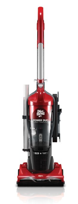 Dirt Devil UD20125B Power Duo Carpet and Hard Floor Cyclonic Bagless Corded Upright Vacuum Cleaner