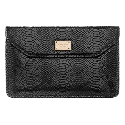 Michael Kors Sleeve for Apple MacBook Air 11" w/Two snap Closure - Black Python