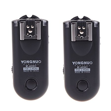 Yongnuo RF-603N II Wireless Remote Flash Trigger N3 for Nikon D90 D600 D3000 ...