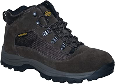 Northwest Territory Mens Terrain Lace UP Premium Leather Upper Waterproof Walking/Hiking Trekking Boot