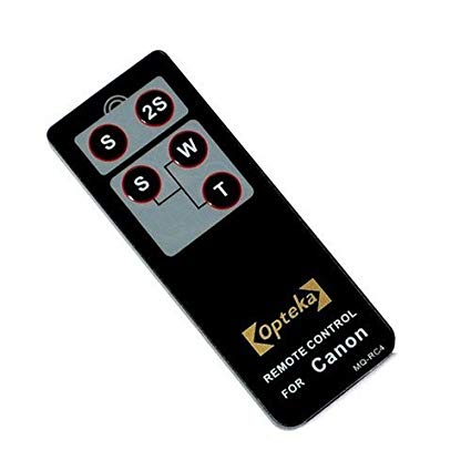 Opteka RC-4 Wireless Remote Control for Canon EOS Digital Rebel XT, XTi, XSi, T1i, T2i, T3i, T4i, 60D, 7D & 5D Mark II/III Digital SLR Cameras