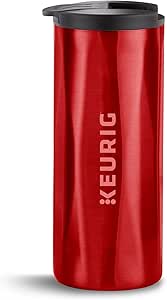 Keurig 14oz. Faceted Travel Mug, Red