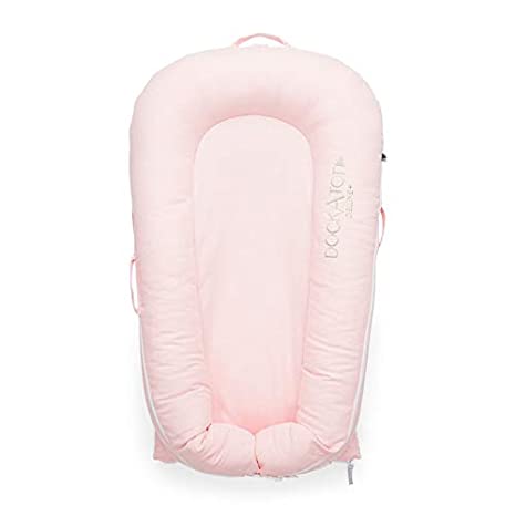 DockATot Deluxe  Dock (Strawberry Cream) - The All in One Baby Lounger - Perfect for Co Sleeping - Suitable from 0-8 Months