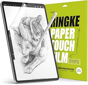 Ringke Paper Touch [Soft] Film Compatible with iPad Pro 11 Inch Screen Protector (4th 2022, 3rd 2021, 2nd 2020, 1st 2018), iPad Air 5th, 4th Generation Screen Protector for Writing & Drawing - 2 Pack