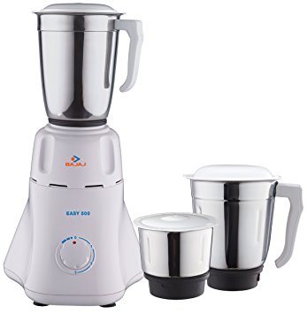 Bajaj Easy 500-Watt Mixer Grinder with 3 Jars