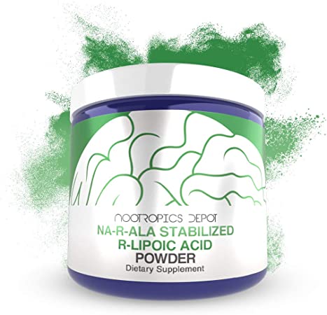 NA-R-ALA Stabilized R-Lipoic Acid Powder 60 Grams | Supports Mitochondrial Activity | Promotes a Healthy Metabolism