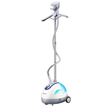 Kazoo 1580W Telescopic Garment Steamer with Fabric Brush and Adjustable Hanger, Household Use