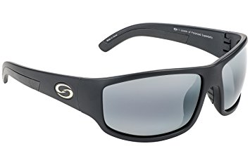 Strike King S11 Optics Okeechobee Polarized Sunglasses with Rubberized Matte Gray Frames and Lenses