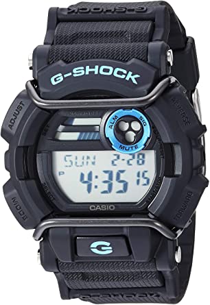 Casio Men's G- Shock Stainless Steel Quartz Watch with Resin Strap, Black, 21.6 (Model: GD-400-1B2CR)