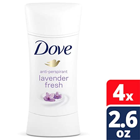 Dove Advanced Care Antiperspirant Deodorant, Lavender Fresh, 2.6 Ounce (Pack of 4)