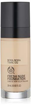 The Body Shop Fresh Nude Foundation, Shade 12 Bora Bora Tiare, 1 Fluid Ounce