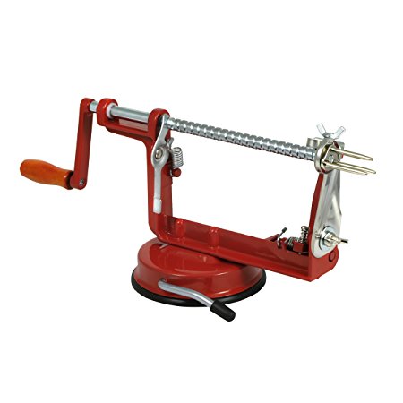 Farberware Apple Peeler, Slicer and Corer, Small, Red