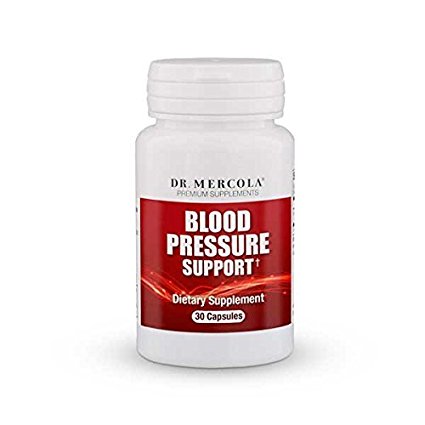 Dr Mercola Blood Pressure Support - 30 Capsules - Contains Bioactive Grape Seed Extract - Packed With Polyphenols - Premium Dietary Supplement