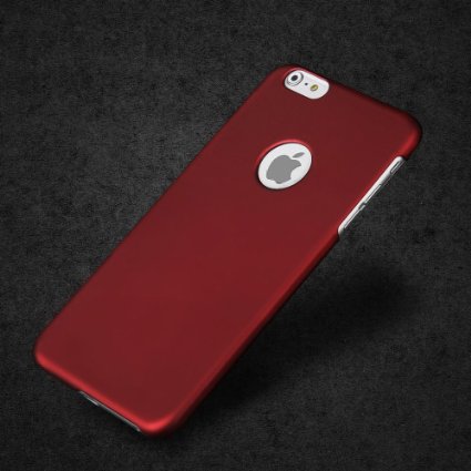 iPhone 6 Plus / 6s Plus Case, Acewin [Exact-Fit] iPhone 6 Plus 6s Plus (5.5) Slim Case Soft Finish Coated Surface with Premium Matte Hard Case Cover for iPhone 6 Plus 6S Plus (5.5) (Wine Red)