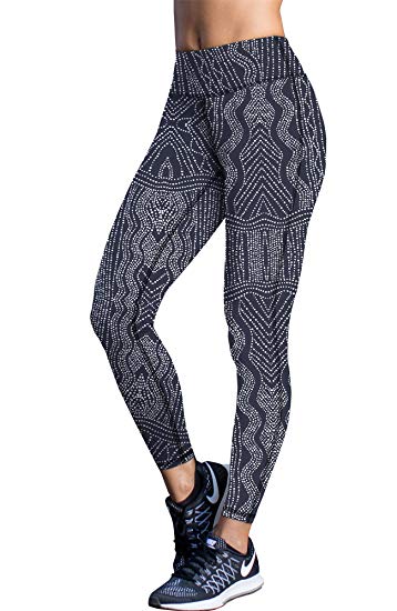 icyzone Women's Workout Ankle Legging Non See-Through Fabric Yoga Pants