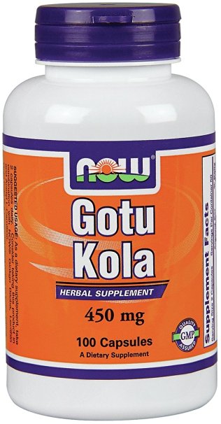 NOW Foods, GOTU KOLA 450mg 100 CAPS