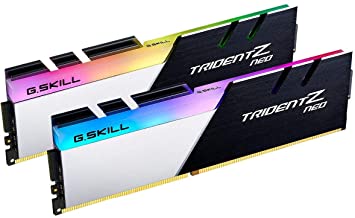 G.Skill Trident Z NEO Series 32GB (2 x 16GB) 288-Pin SDRAM DDR4 4000 (PC4-32000) CL18-22-22-42 1.40V Dual Channel Desktop Memory Model F4-4000C18D-32GTZN