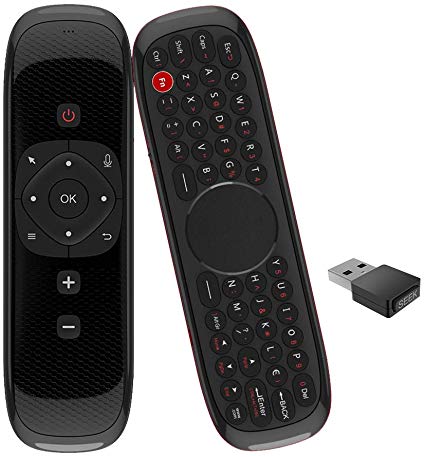 WeChip Air Remote Mouse W2 Wireless 2.4G Smart TV Remote Control Wireless Keyboard for Android TV Box/PC/Smart TV/Projector/All-in-one PC
