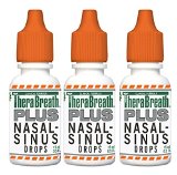 Dr Katz TheraBreath PLUS Nasal-Sinus Drops 05-Ounce Bottles 3 Count