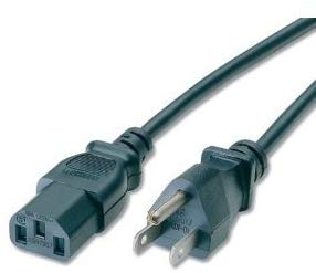 10ft LCD/LED TV Power Cord - IEC C13 Fits Most Major Brands