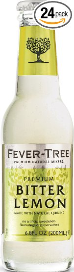 Fever-Tree Premium Bitter Lemon, 6.8-Ounce Glass Bottles (Pack of 24)
