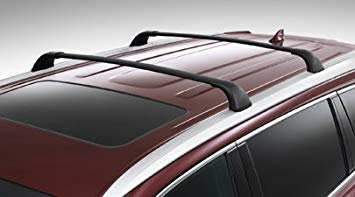 Genuine Toyota Highlander Roof Rack Cross Bar Set PT278-48170. 2 Black Cross Bars. 2014-2017 Highlander with factory silver side rails.