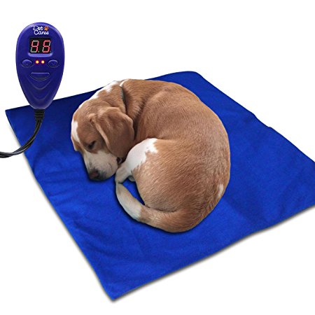 Heating Pads for Pets with Chew Resistant Cord and Soft Removable Cover