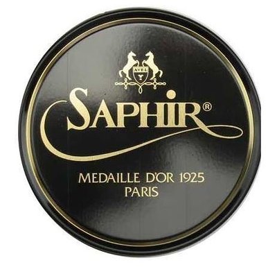Saphir Medaille Dor 1925 Pate De Luxe Black 50ml Wax Shoe Polish