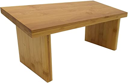 Bean Products Bamboo Meditation Benches – Original and Best Designs - Hinged Folding Legs or New Magnetic Attached Legs - Portable - Ergonomic - Perfect Pelvic Positioning. TM, Inc.