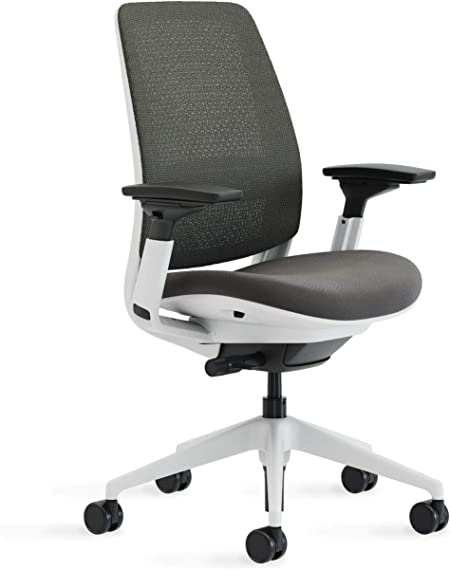 Steelcase Series 2 Office Chair, Seagull Frame, Cogent Connect Graphite, Hard Floor Casters