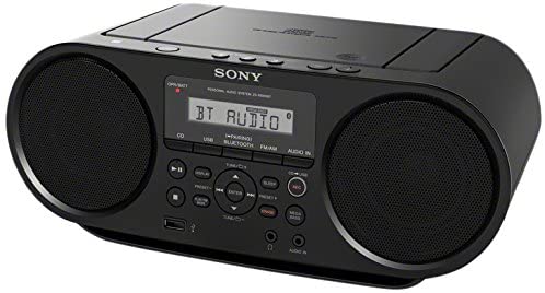 Sony ZSRS60BT CD Boombox with Bluetooth and NFC (Black)