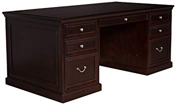 Martin Furniture Fulton 68" Double Pedestal Executive Desk - Fully Assembled