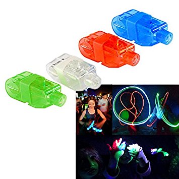 Dazzling Toys LED Bright Finger Flashlights - LED Finger Beam - Maga Pack of 40 Lights in a Pack