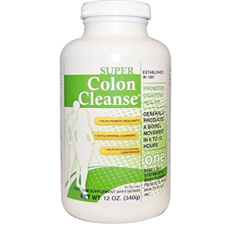 Health Plus Super Colon Cleanse, Powder Laxative, 12 Ounce