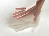 Queen Size 3 Inch Thick 4 Pound Density Visco Elastic Memory Foam Mattress Pad Bed Topper Made in the USA