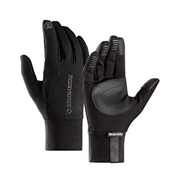 Running Gloves,Walking Glove, Touch Screen Gloves, Cold Weather Windproof Gloves for Climbing, Cycling, Skiing, Non-Slip Silicone Gel Glove(Men & Women)
