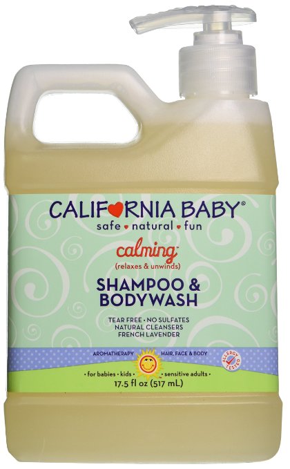 California Baby Calming Shampoo & Body Wash - French Lavender - 17.5 oz